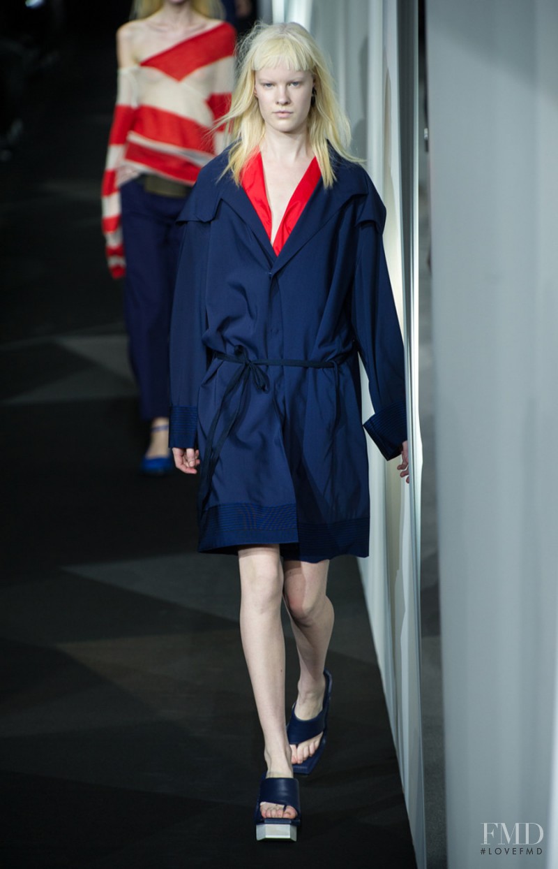 Linn Arvidsson featured in  the Acne Studios fashion show for Spring/Summer 2014