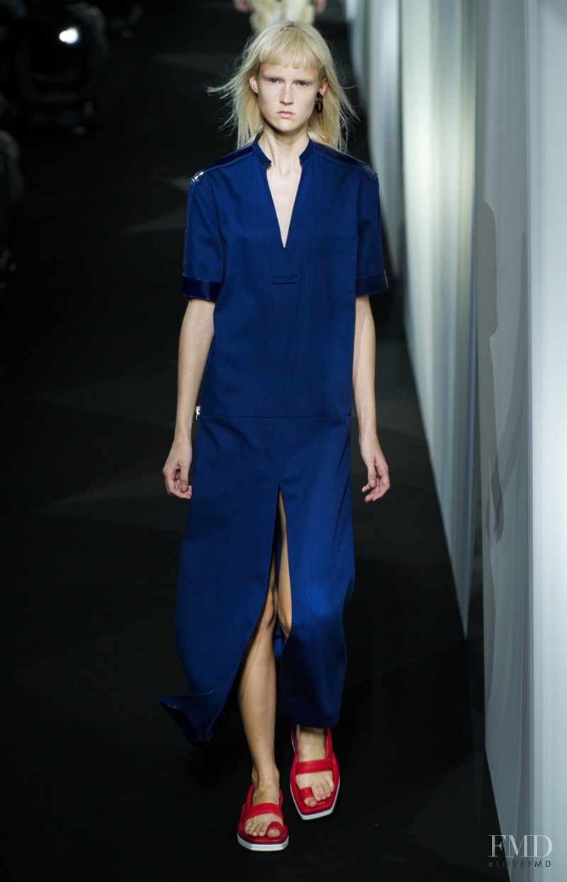Harleth Kuusik featured in  the Acne Studios fashion show for Spring/Summer 2014