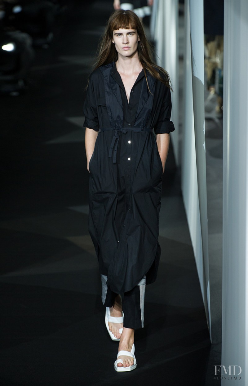 Julier Bugge featured in  the Acne Studios fashion show for Spring/Summer 2014