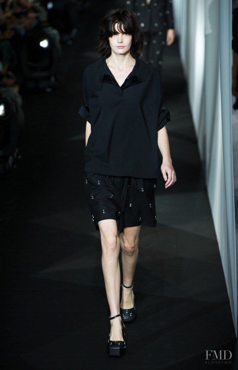 Zlata Mangafic featured in  the Acne Studios fashion show for Spring/Summer 2014