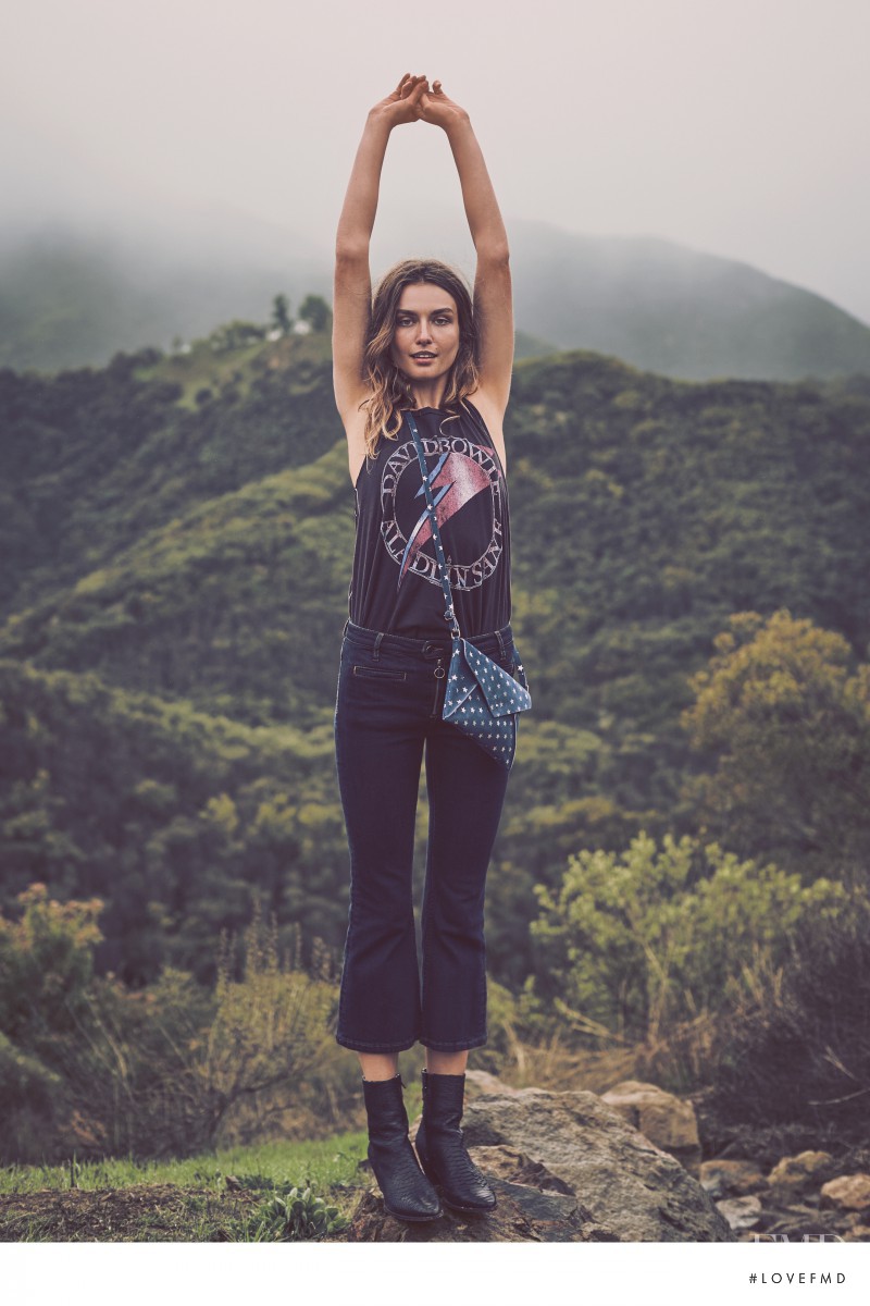 Andreea Diaconu featured in  the Free People lookbook for Summer 2016