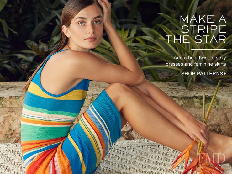 Andreea Diaconu featured in  the Lauren by Ralph Lauren advertisement for Spring/Summer 2016