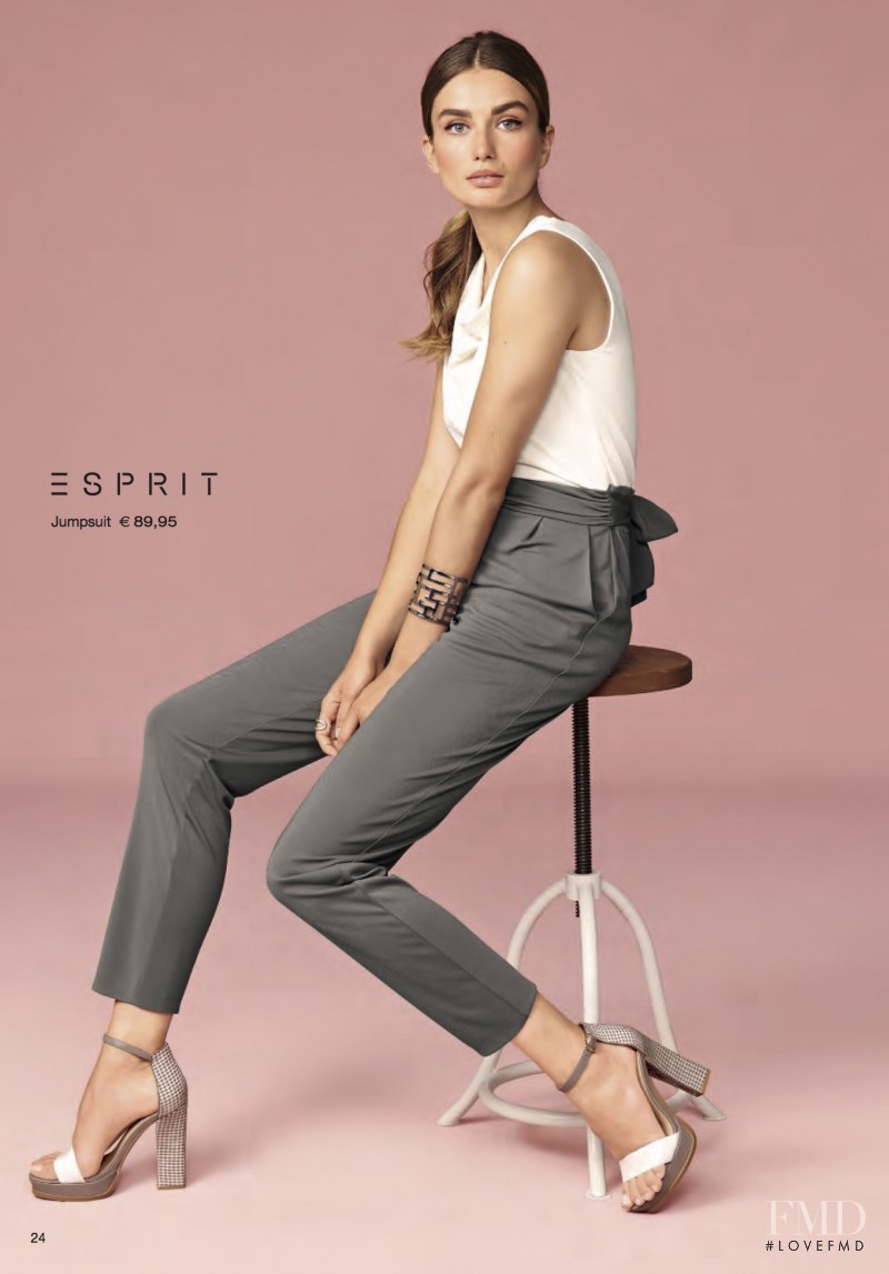 Andreea Diaconu featured in  the Peek & Cloppenburg (RETAILER) lookbook for Spring/Summer 2016