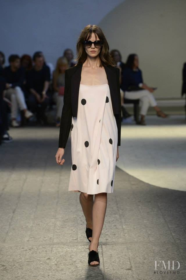 Marta Dyks featured in  the Sportmax fashion show for Spring/Summer 2014