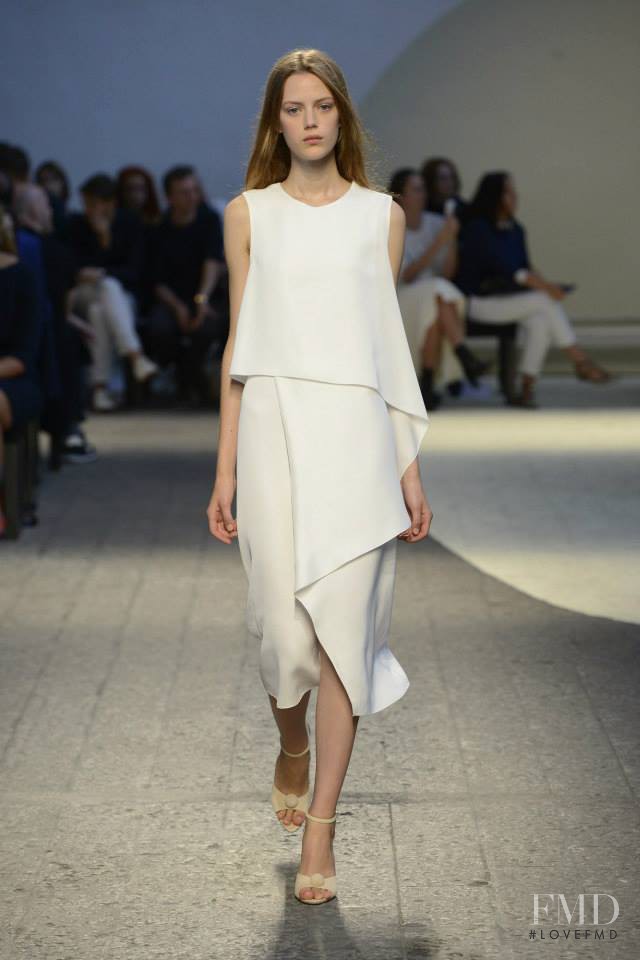 Esther Heesch featured in  the Sportmax fashion show for Spring/Summer 2014