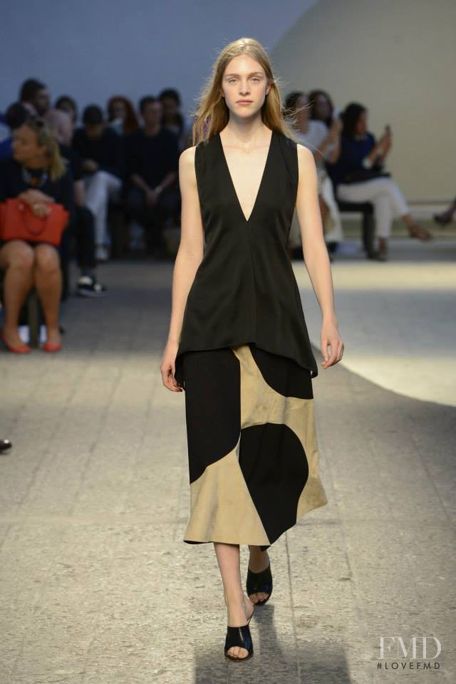 Hedvig Palm featured in  the Sportmax fashion show for Spring/Summer 2014