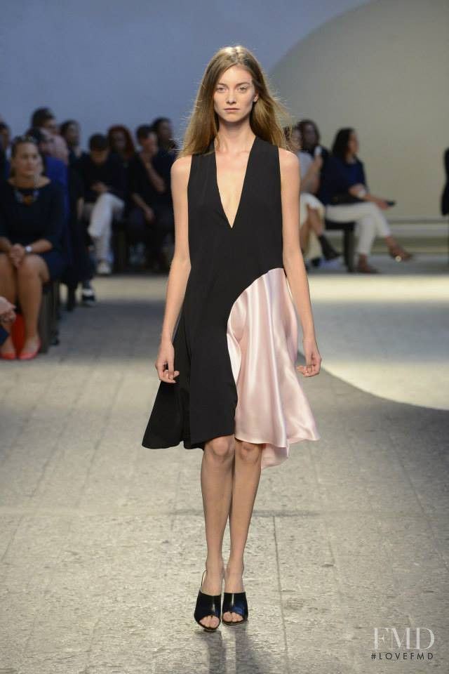 Iris van Berne featured in  the Sportmax fashion show for Spring/Summer 2014