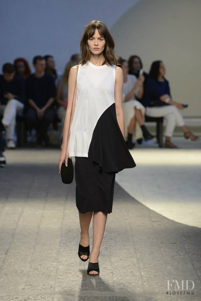 Marta Dyks featured in  the Sportmax fashion show for Spring/Summer 2014