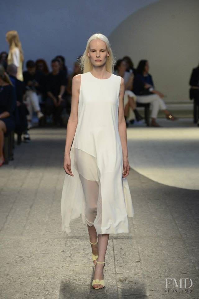 Irene Hiemstra featured in  the Sportmax fashion show for Spring/Summer 2014
