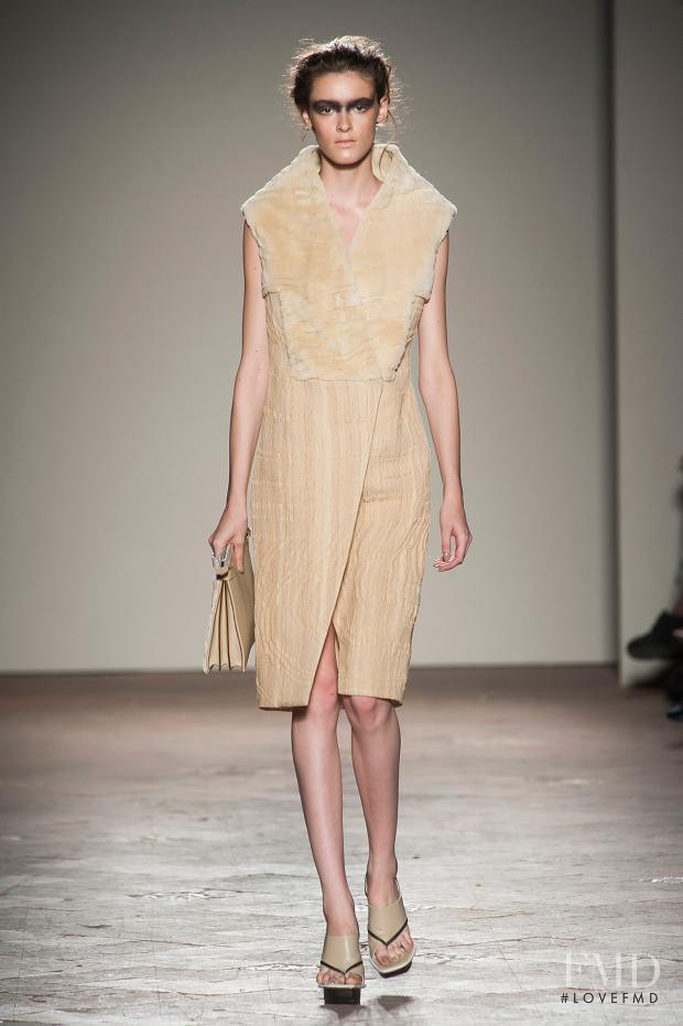 Kremi Otashliyska featured in  the Gabriele Colangelo fashion show for Spring/Summer 2014