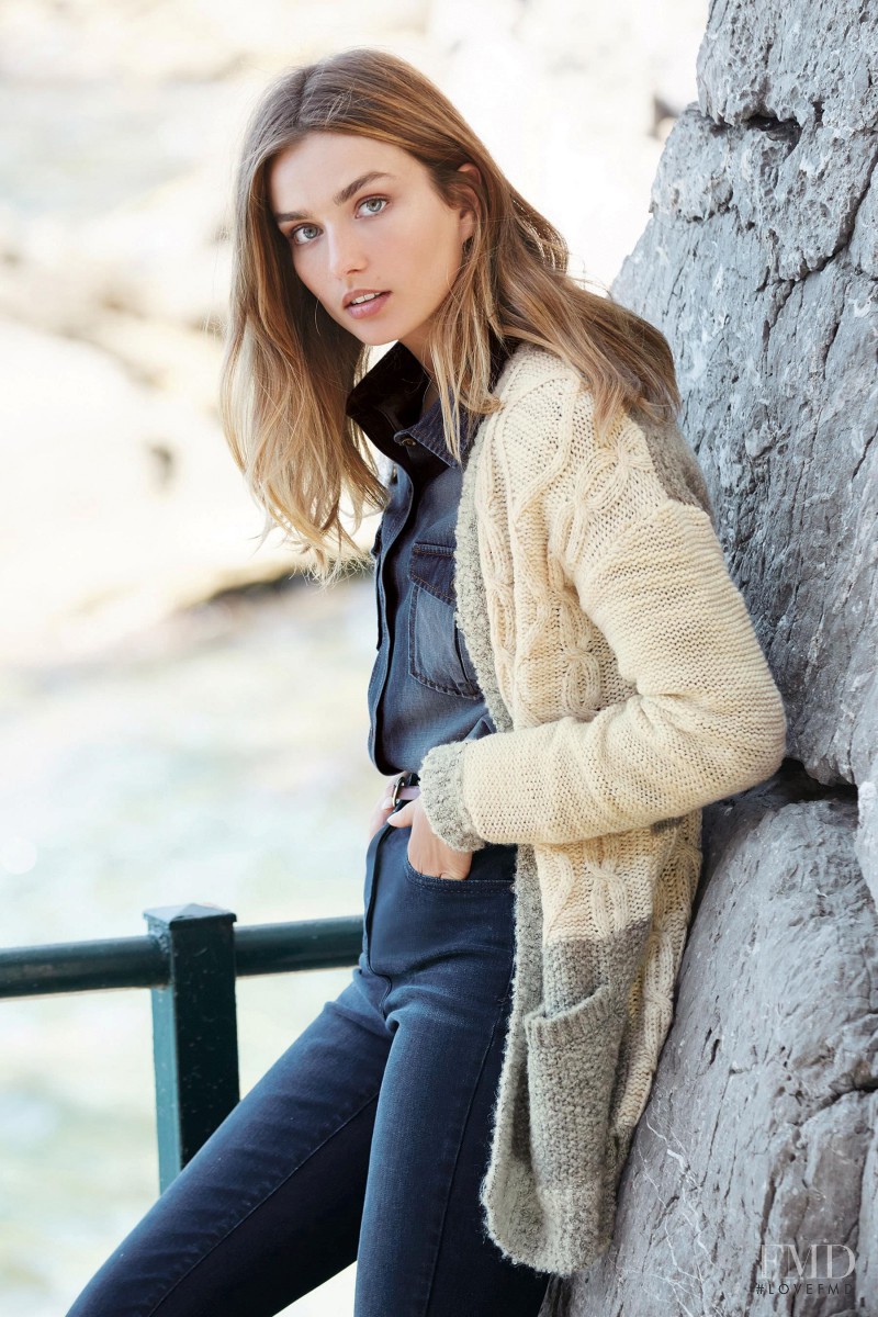 Andreea Diaconu featured in  the Next catalogue for Autumn/Winter 2015