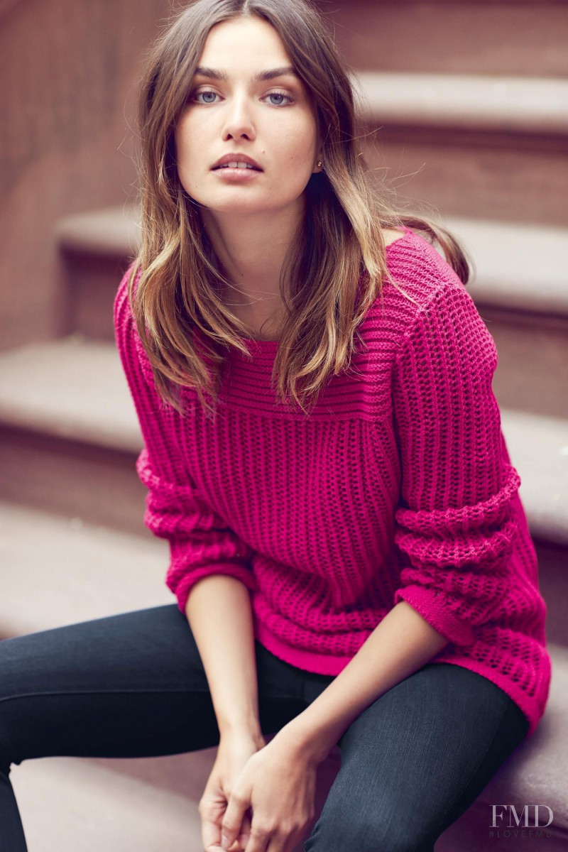 Andreea Diaconu featured in  the Next catalogue for Autumn/Winter 2015