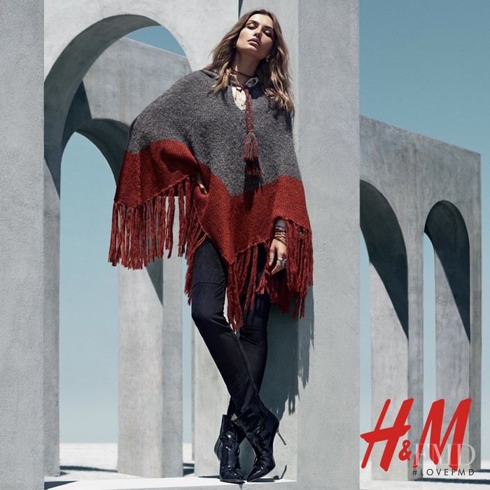 Andreea Diaconu featured in  the H&M advertisement for Autumn/Winter 2015