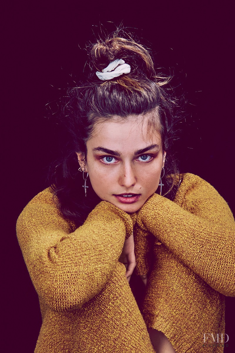 Andreea Diaconu featured in  the Free People lookbook for Pre-Fall 2015