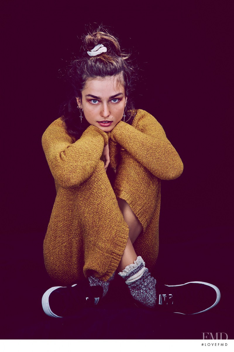 Andreea Diaconu featured in  the Free People lookbook for Pre-Fall 2015