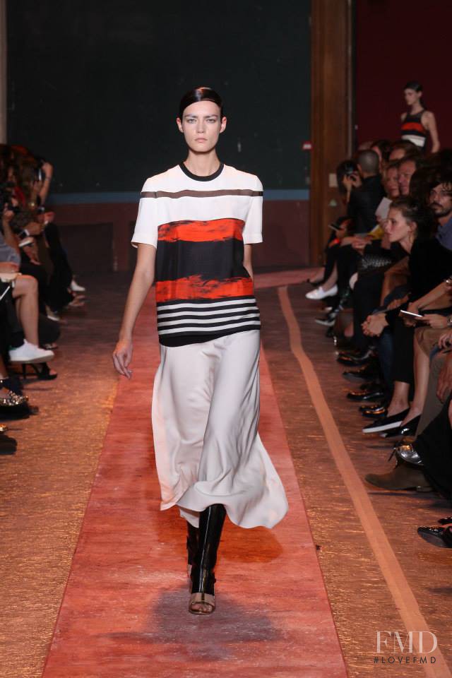 Patrycja Gardygajlo featured in  the Cedric Charlier fashion show for Spring/Summer 2014