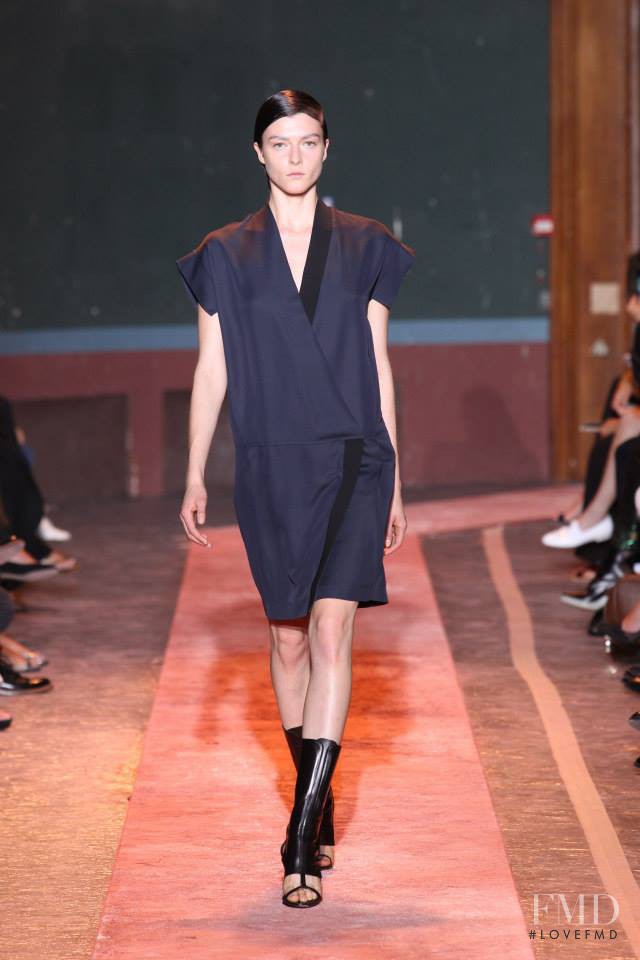 Zenia Sevastyanova featured in  the Cedric Charlier fashion show for Spring/Summer 2014