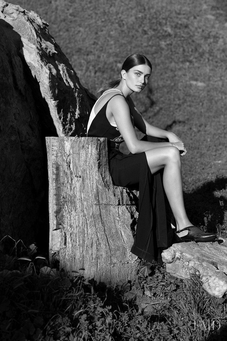 Andreea Diaconu featured in  the Maiyet advertisement for Spring/Summer 2015