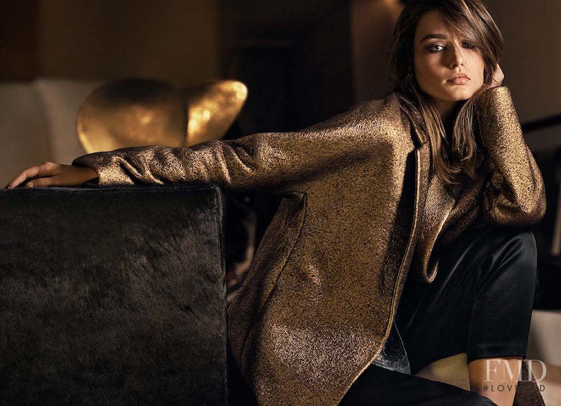 Andreea Diaconu featured in  the Donna Karan New York advertisement for Autumn/Winter 2015