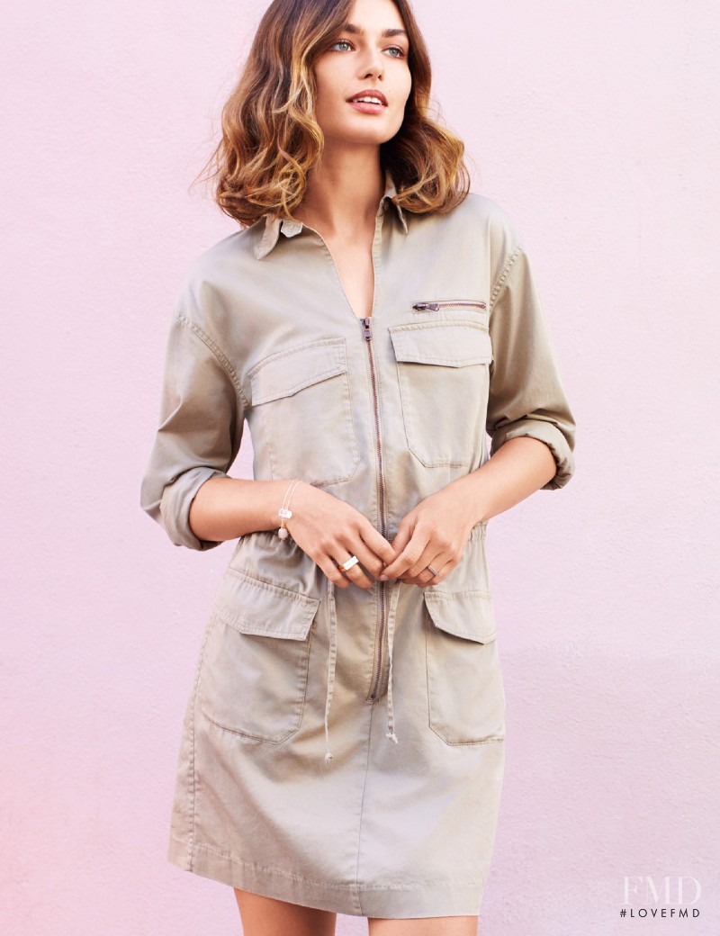 Andreea Diaconu featured in  the H&M catalogue for Spring 2015