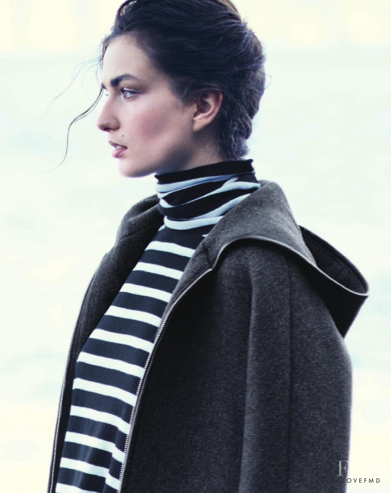 Andreea Diaconu featured in  the J.Crew lookbook for Fall 2014