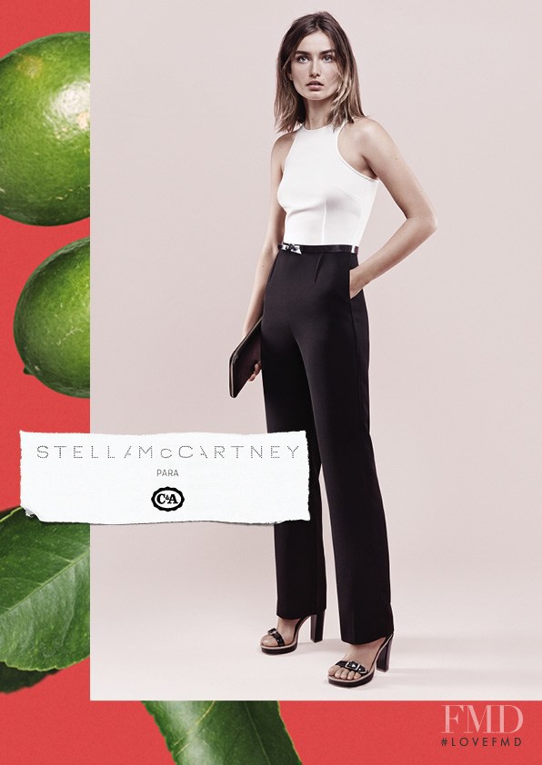 Andreea Diaconu featured in  the C&A Stella McCartney collection for C&A Brazil advertisement for Winter 2014