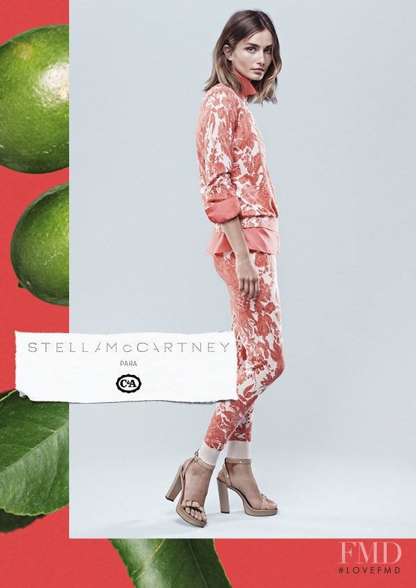 Andreea Diaconu featured in  the C&A Stella McCartney collection for C&A Brazil advertisement for Winter 2014