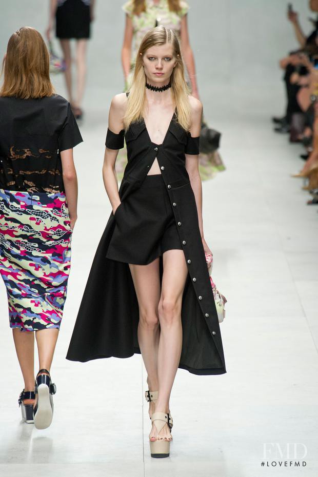 Saara Sihvonen featured in  the Carven fashion show for Spring/Summer 2014