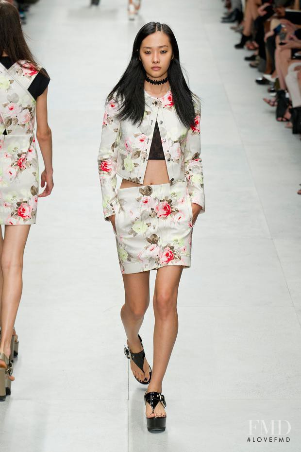 Ji Young Kwak featured in  the Carven fashion show for Spring/Summer 2014