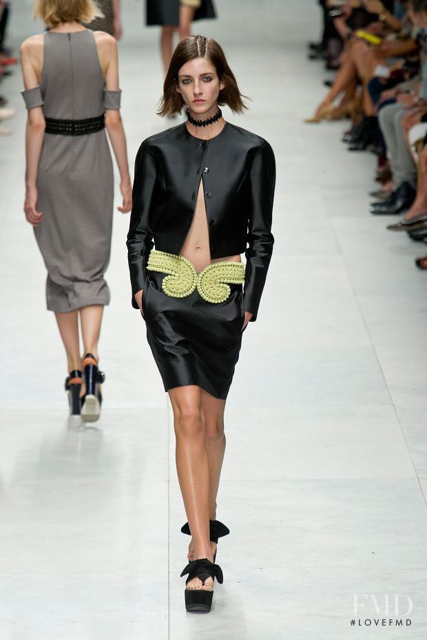 Cristina Herrmann featured in  the Carven fashion show for Spring/Summer 2014