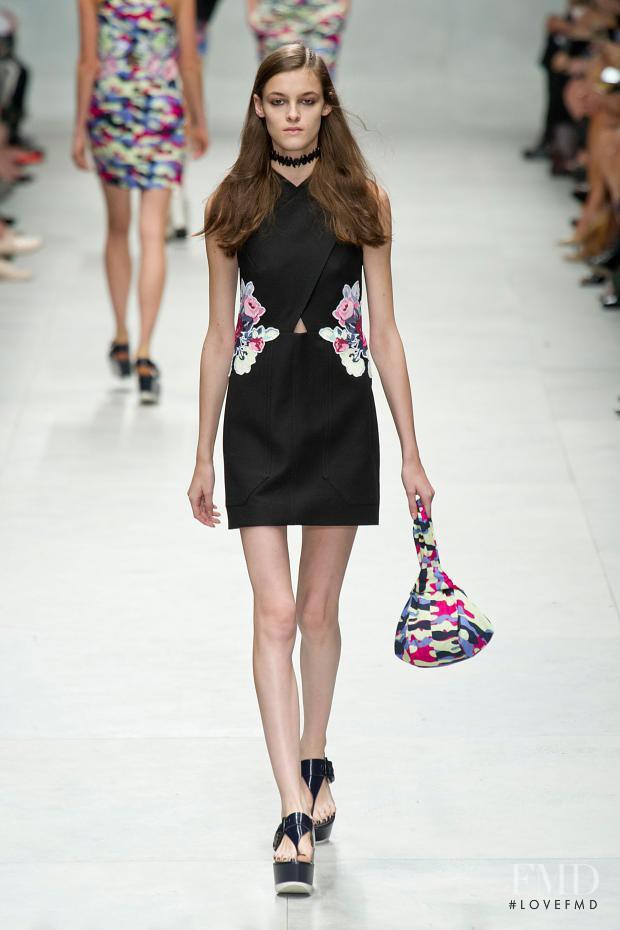 Kremi Otashliyska featured in  the Carven fashion show for Spring/Summer 2014