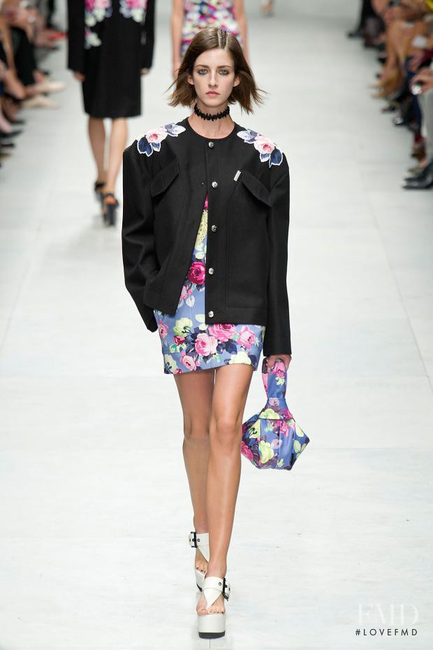 Cristina Herrmann featured in  the Carven fashion show for Spring/Summer 2014