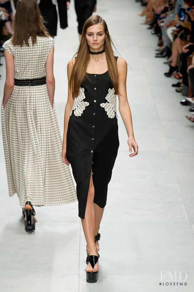 Agne Konciute featured in  the Carven fashion show for Spring/Summer 2014