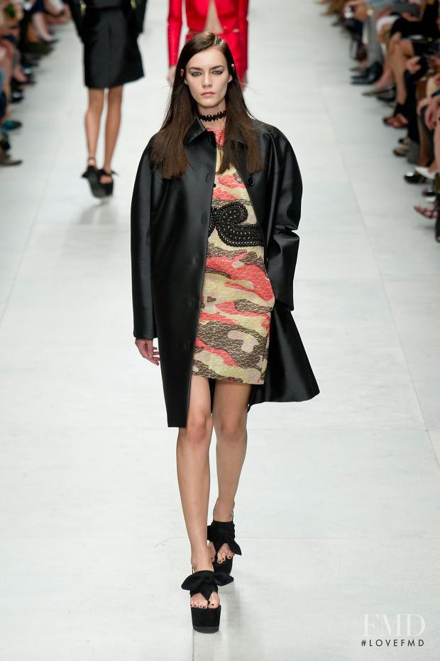 Patrycja Gardygajlo featured in  the Carven fashion show for Spring/Summer 2014