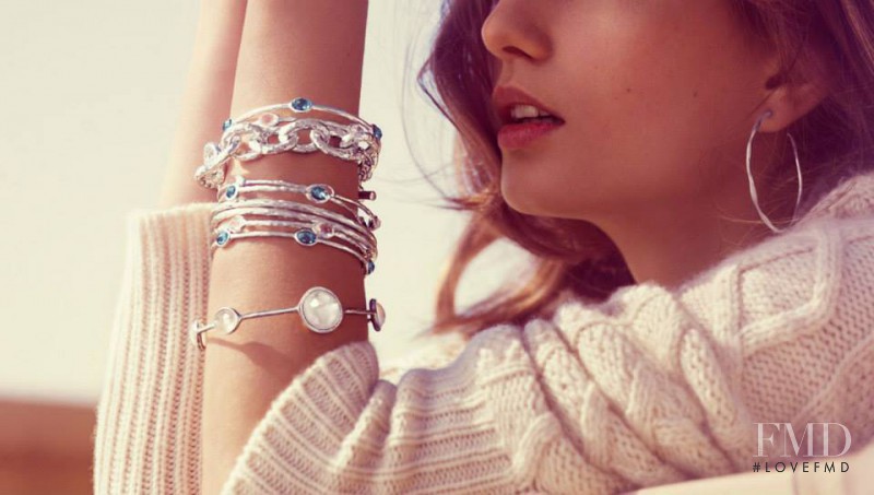 Andreea Diaconu featured in  the Ippolita advertisement for Autumn/Winter 2014