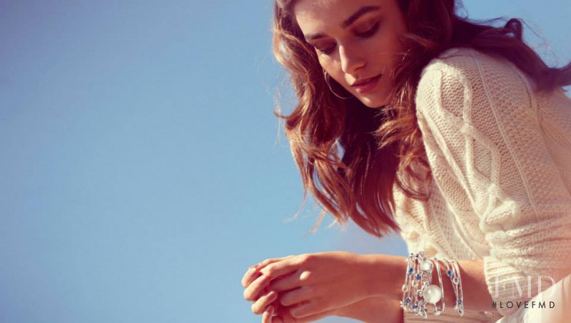Andreea Diaconu featured in  the Ippolita advertisement for Autumn/Winter 2014