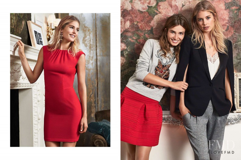Andreea Diaconu featured in  the H&M advertisement for Holiday 2015