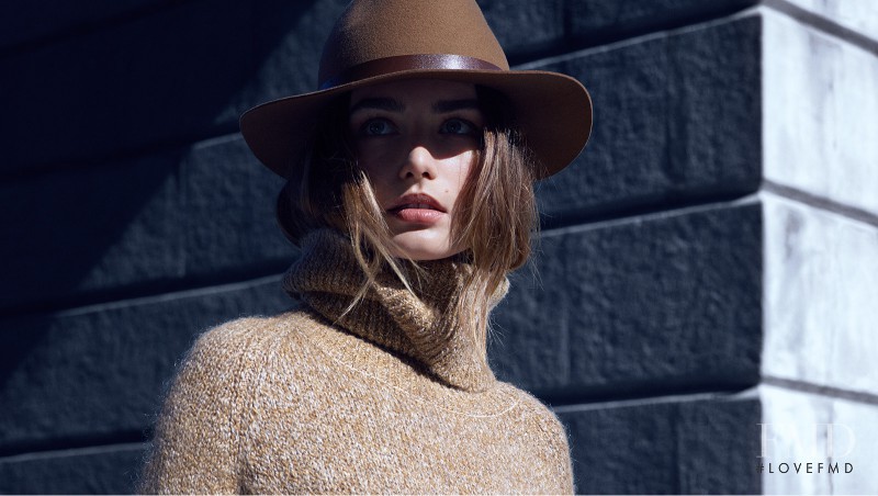 Andreea Diaconu featured in  the H&M lookbook for Winter 2014