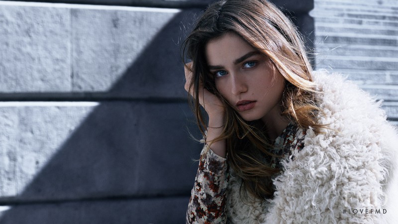 Andreea Diaconu featured in  the H&M lookbook for Winter 2014