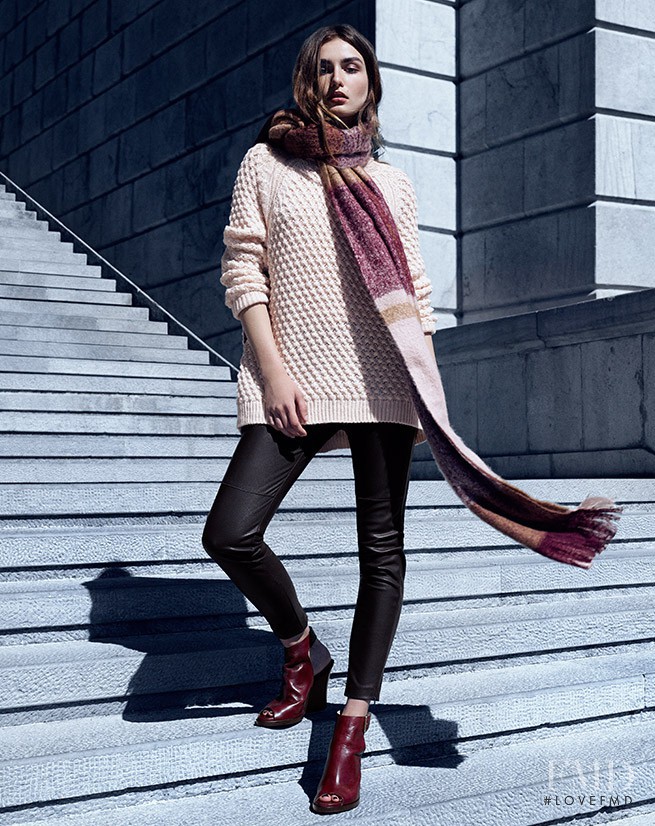 Andreea Diaconu featured in  the H&M lookbook for Winter 2014