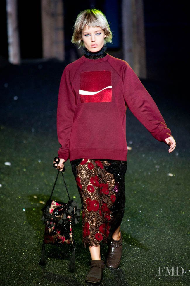 Georgia May Jagger featured in  the Marc Jacobs fashion show for Spring/Summer 2014