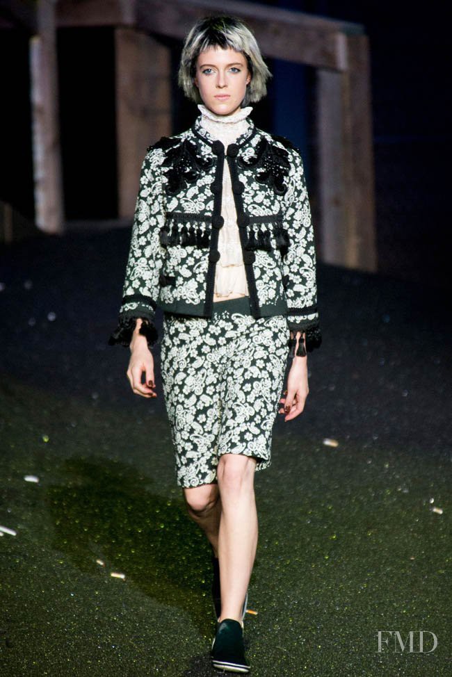 Sojourner Morrell featured in  the Marc Jacobs fashion show for Spring/Summer 2014