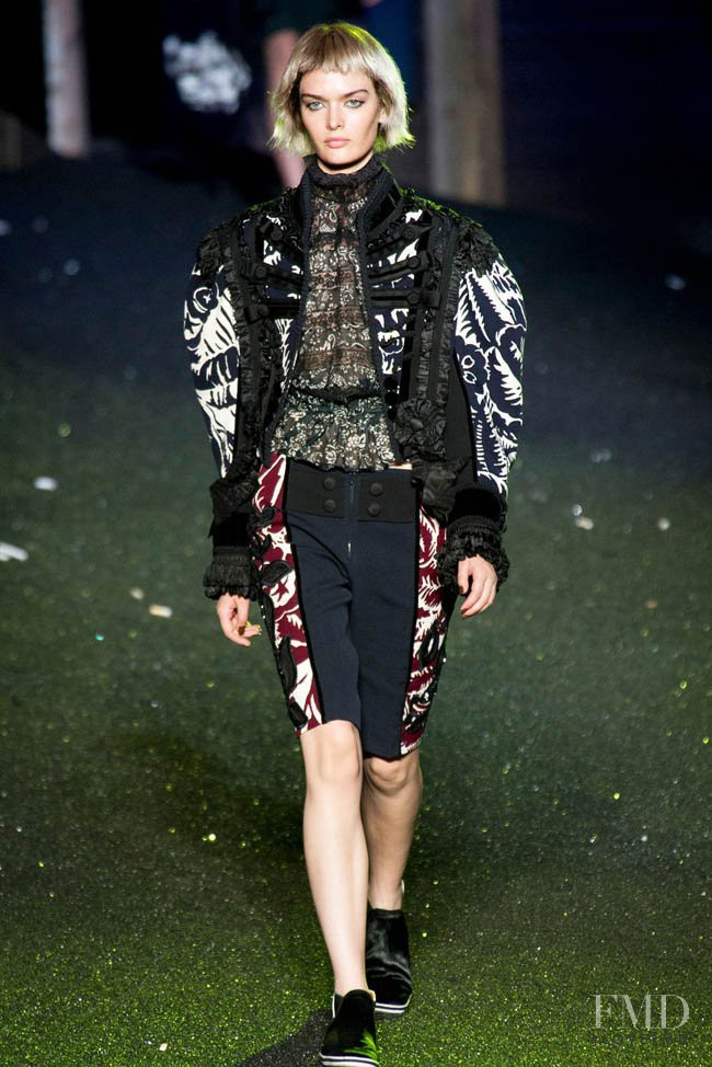 Sam Rollinson featured in  the Marc Jacobs fashion show for Spring/Summer 2014