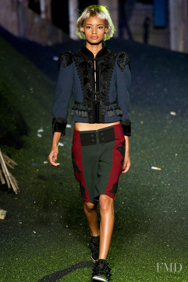 Malaika Firth featured in  the Marc Jacobs fashion show for Spring/Summer 2014