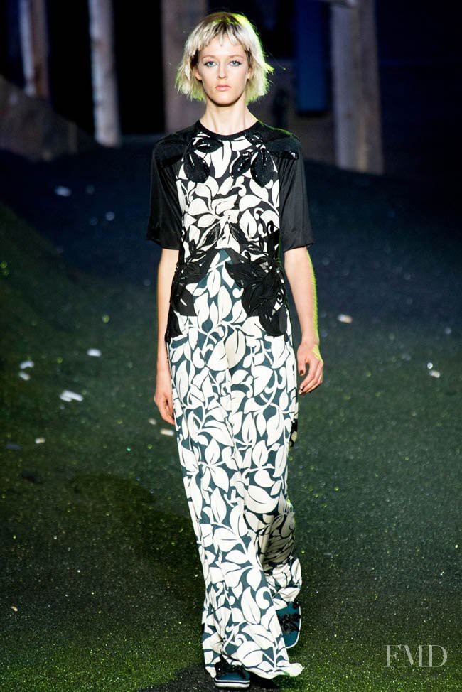 Logan Patterson featured in  the Marc Jacobs fashion show for Spring/Summer 2014