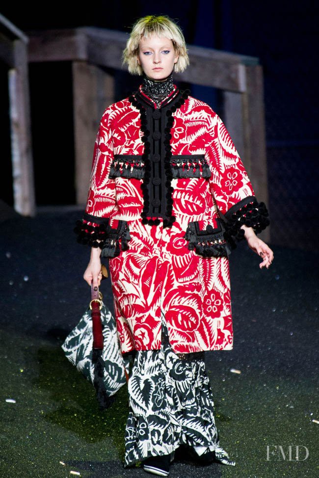 Codie Young featured in  the Marc Jacobs fashion show for Spring/Summer 2014