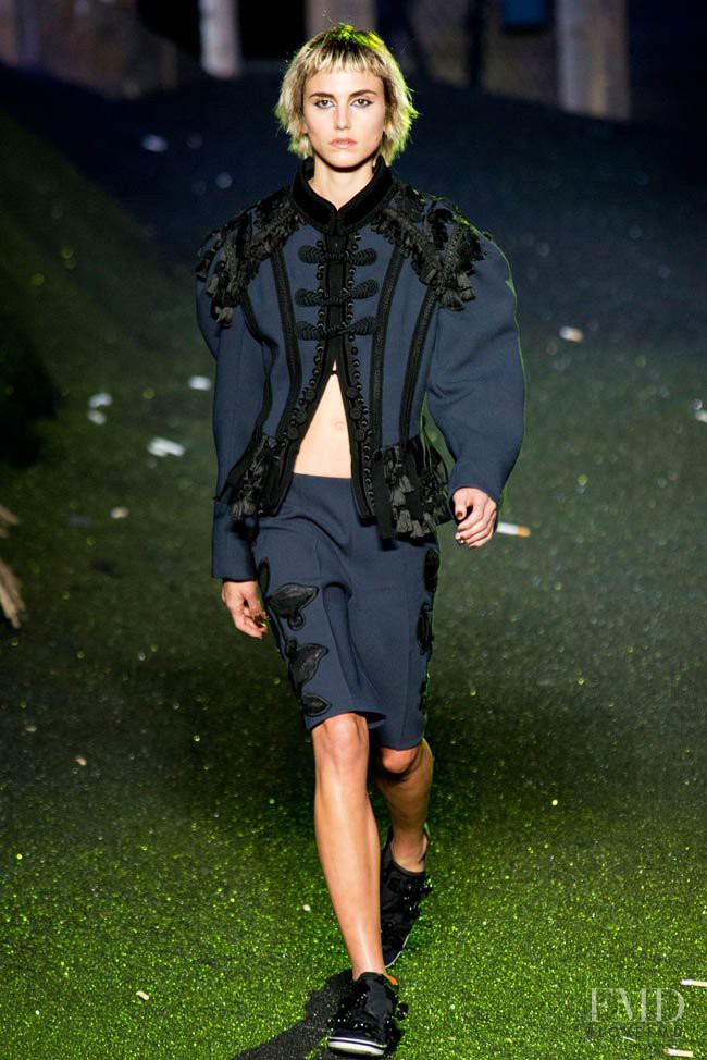Langley Fox Hemingway featured in  the Marc Jacobs fashion show for Spring/Summer 2014