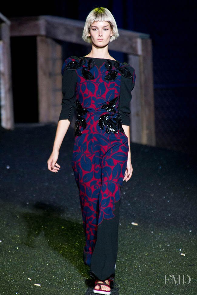 Ophélie Guillermand featured in  the Marc Jacobs fashion show for Spring/Summer 2014