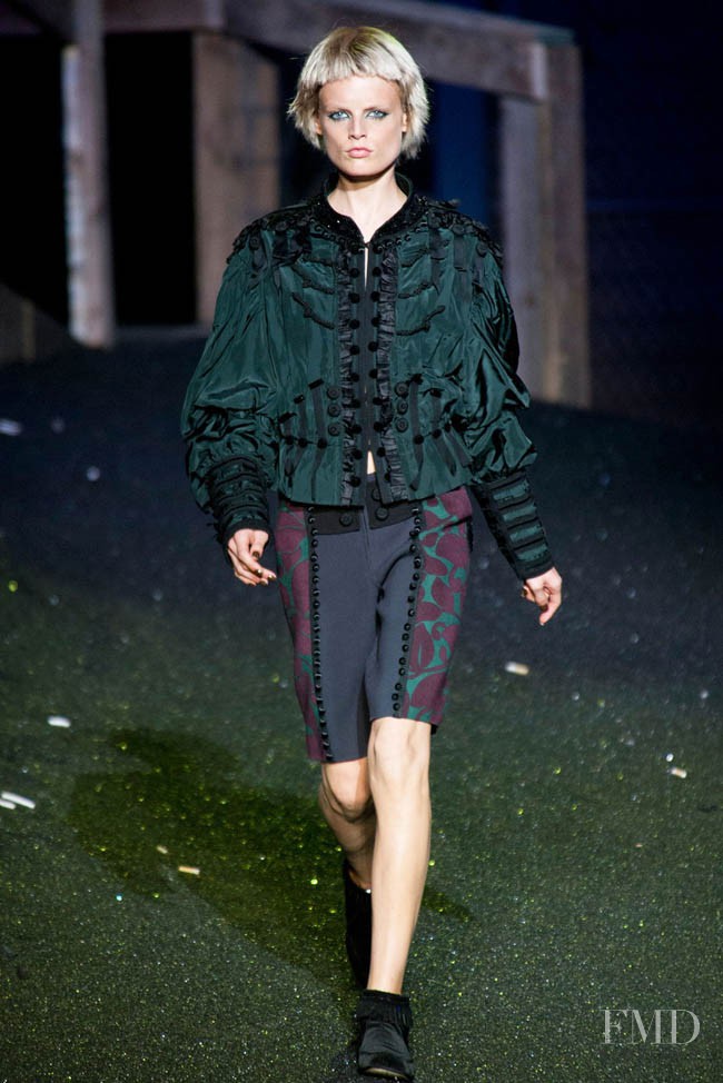 Hanne Gaby Odiele featured in  the Marc Jacobs fashion show for Spring/Summer 2014