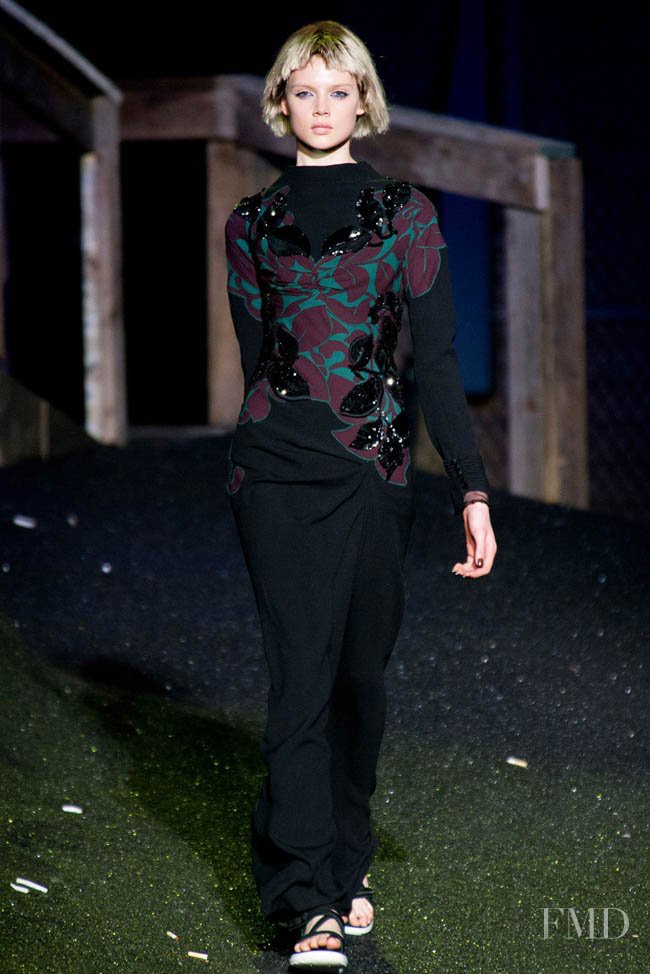 Holly Rose Emery featured in  the Marc Jacobs fashion show for Spring/Summer 2014